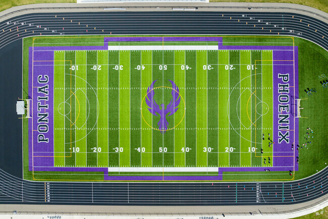 In nearby North Side Pontiac neighborhood has a new Pontiac Phoenix football stadium.