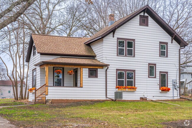Festive fall decorations brighten Redwood Falls homes and welcome neighbors.