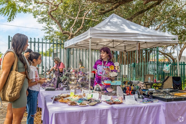 Find fresh produce at Legion Park farmer's market in Miami.