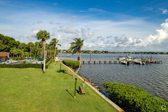 Hop on your boat at one of the many waterfront townhomes in the Jupiter Town Hall neighborhood.