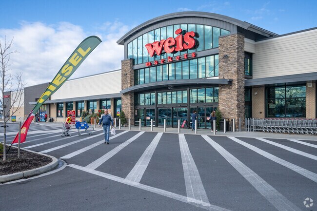 Residents frequent Weis for their weekly groceries.