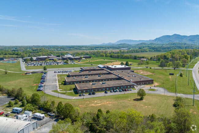Heritage Middle School sits next to Heritage High School.