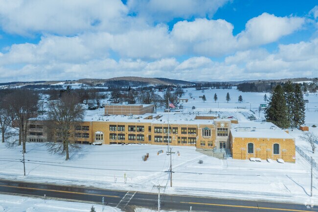The Clymer Central School serves pre-kindergartners through twelfth grade.