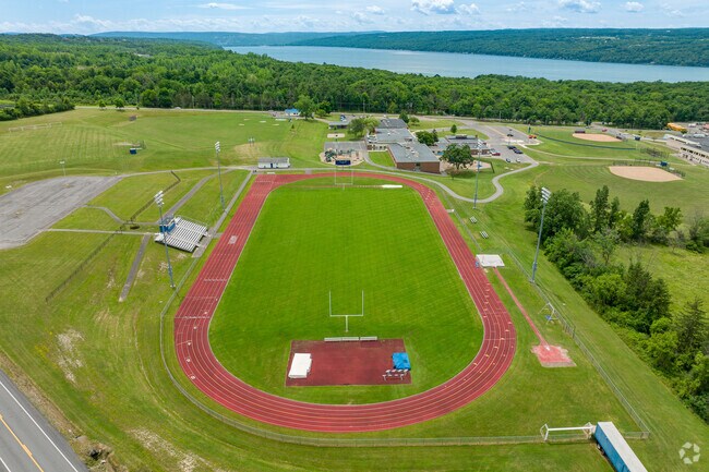 Lansing High School has an impressive athletics track.