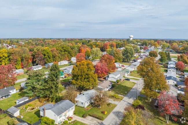 Residential lots range from medium to large in Brighton Township.