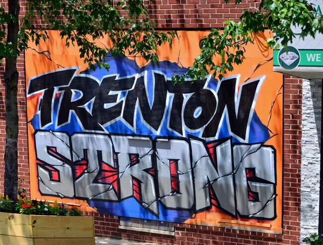 Downtown Trenton supports an active art scene.