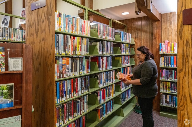 North Fork Public Library invites visitors to read and relax.