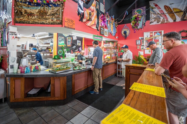 Located a short drive from Pointe West, Gypsy Joint is a locally owned restaurant open daily.