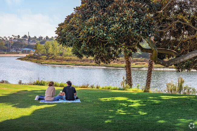 The Colorado Lagoon near Recreation Park is a great place to relax.