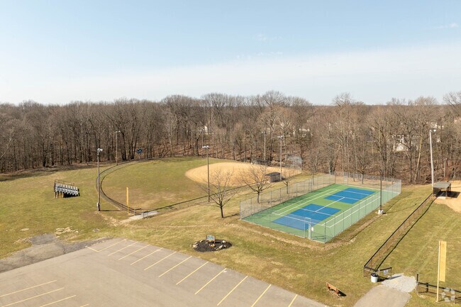Pickleball courts are available at David Tod Memorial Park in Girard, Ohio.