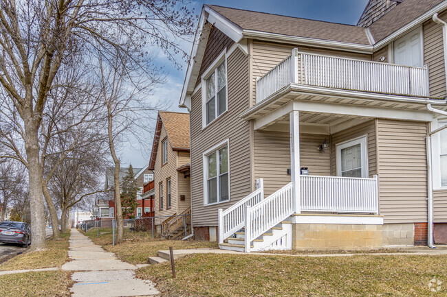 A diverse row of homes in the Triangle North neighborhood.