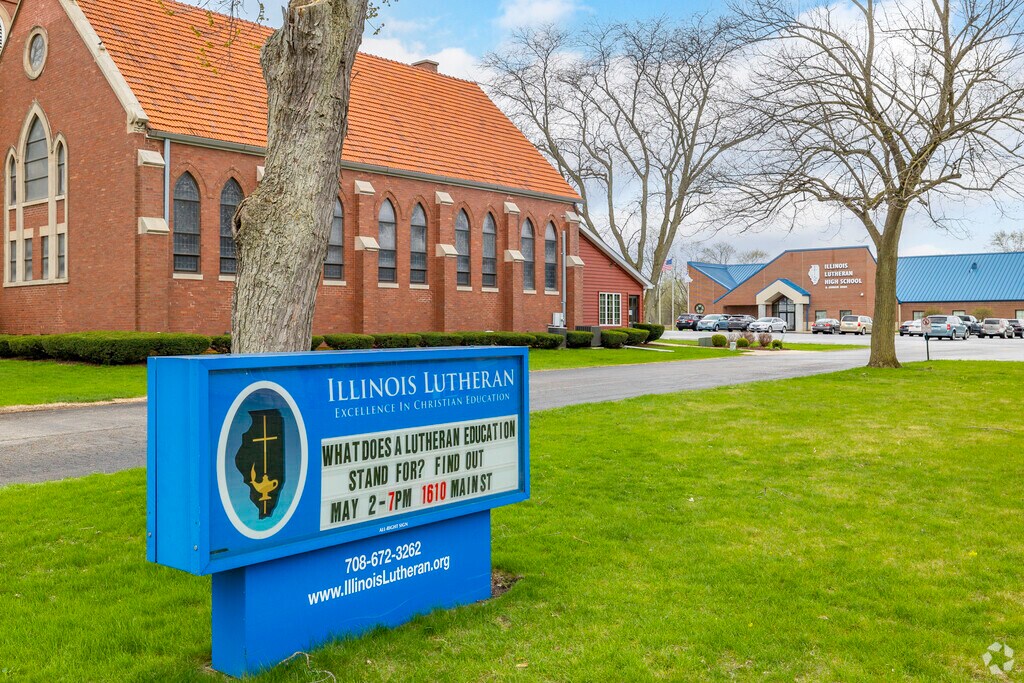 Illinois Lutheran High School offers a religious education along with an academic curriculum.