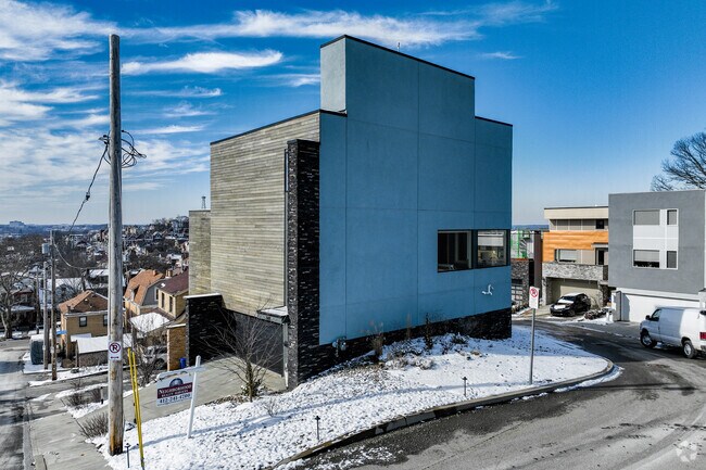 New contemporary homes are available in the Allentown neighborhood.