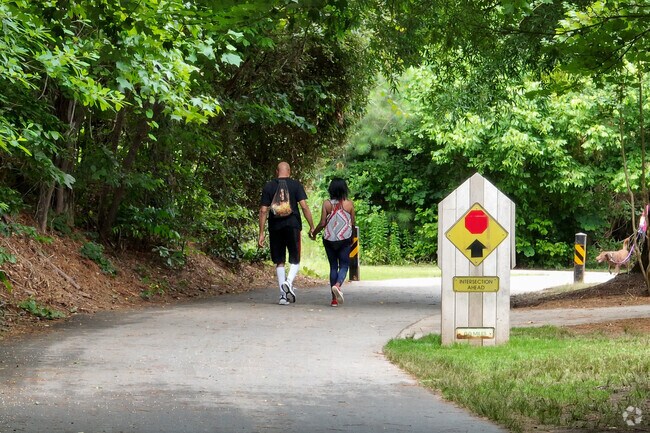 The Silver Comet Trail's paved paths makes it suitable for walking, biking and rollerblading.