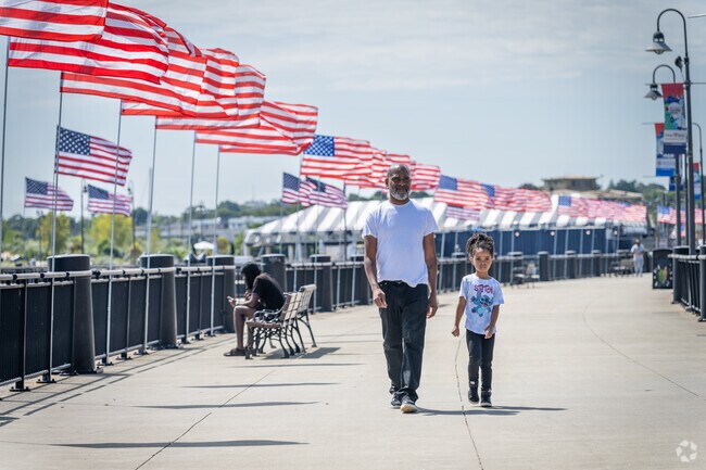 Stroll along City Pier in Downtown New London, CT, for scenic waterfront views.