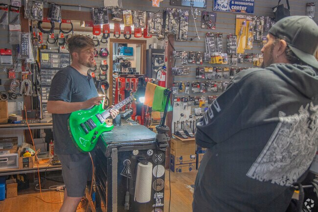 Locally owned Loud and Clear Music is Cotati's main stop for instruments and musical accessories.
