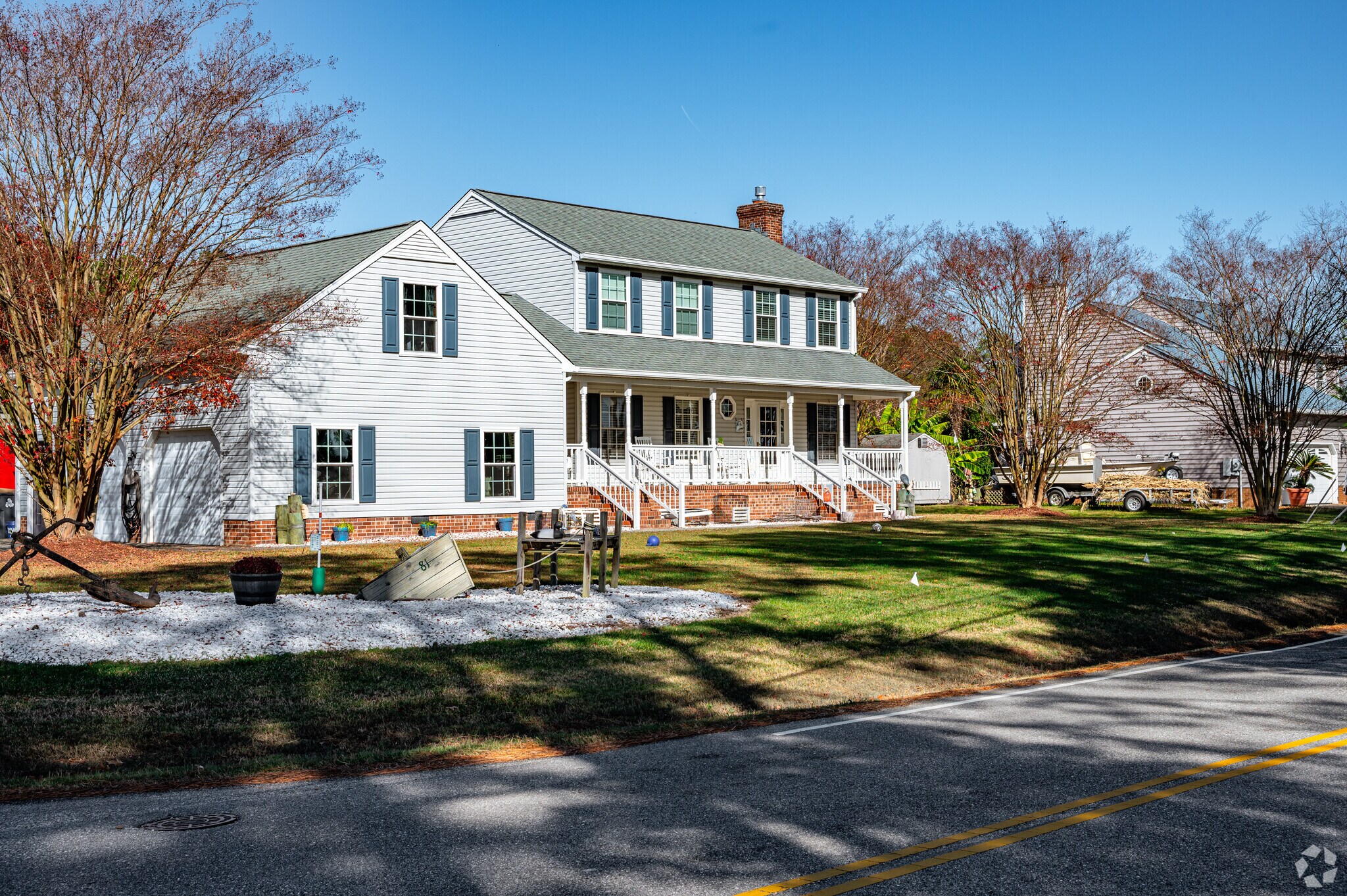 Poquoson Shores boasts a vast array of large homes, perfect for growing families.