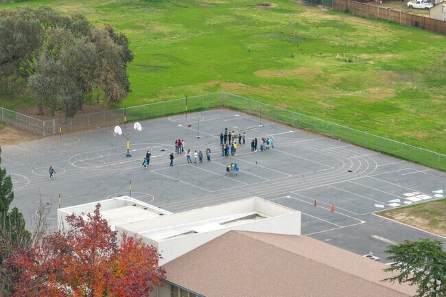 Students can play their favorite sports during recess at Pacific Elementary School.
