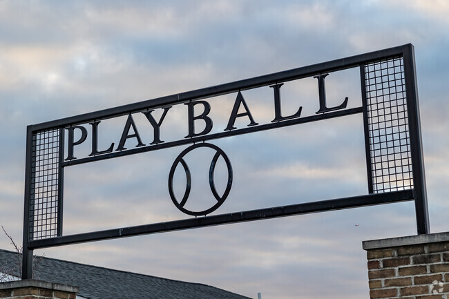Ball players from McBride Middle School see this message at the entrance to Beck Ball Fields.