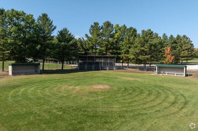 Practice little league baseball at Hancock Recreation Area in Leland.