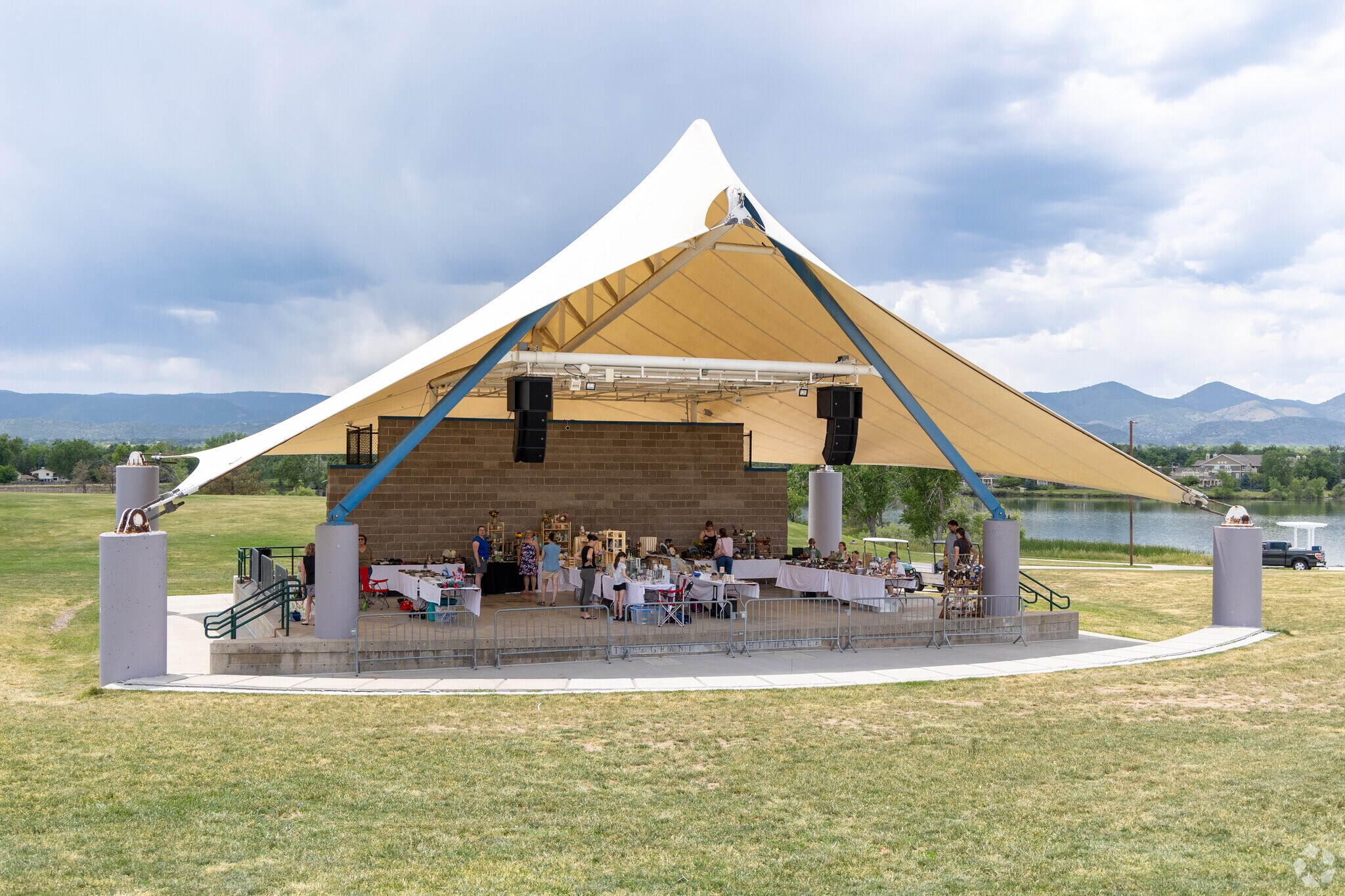 Grant Amphitheater in Robert F. Clement Park hosts free concerts during the Summer months.