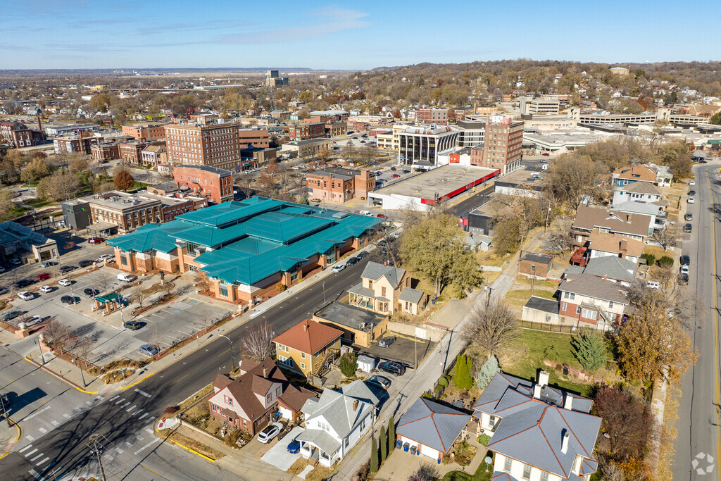 The view of downtown Council Bluffs from Gibraltar.