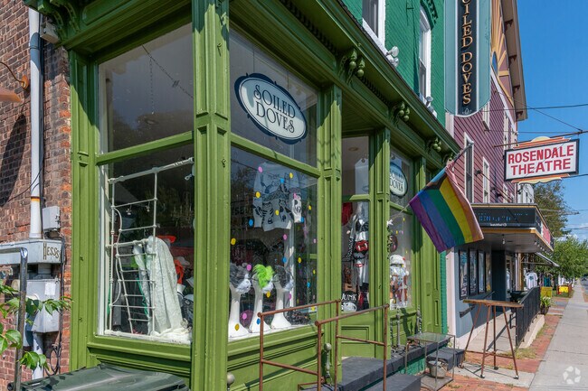 Soiled Doves is one of the few eclectic shops that line Main Street in Rosendale.