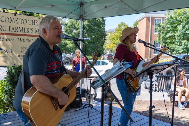 The Blacksburg Farmers Market is conveniently located and easily accessible to local residents.