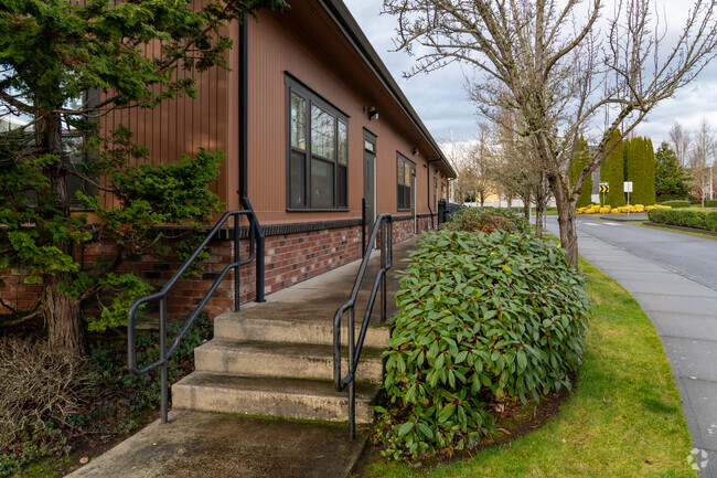Side entrance of Tree Hill Learning Center.