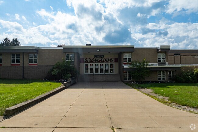 Children can easily walk or bike to Norton Elementary School.