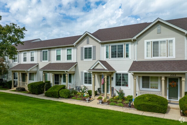 Townhouses are an alternate to single family homes in Wesglen.
