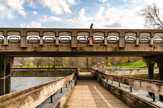 Ainsworth Park locals can use the Tridge to head to Depot Town for dinner.
