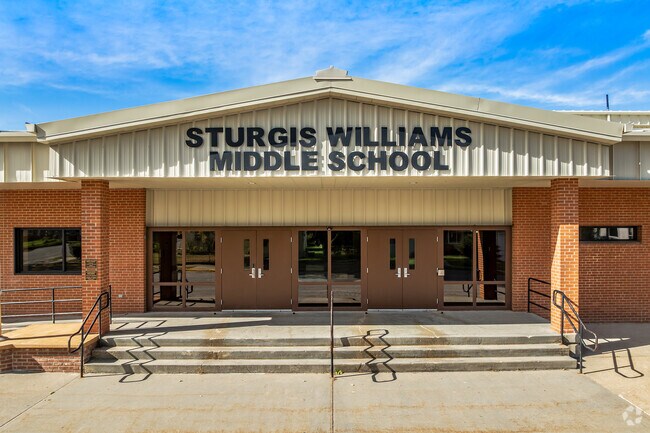 Sturgis Williams Middle School  is a highly rated school in the area.