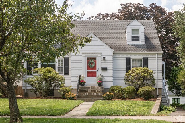 Cape Cod Revival style homes are popular in Cos Cob.