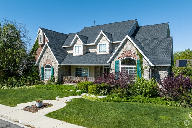 Large custom two-story homes are found within the Westmore neighborhood.