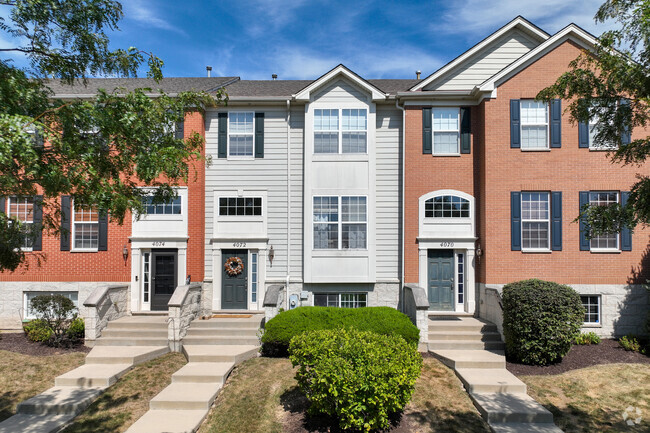 Townhouses are a popular style of homes in the Bowes community.
