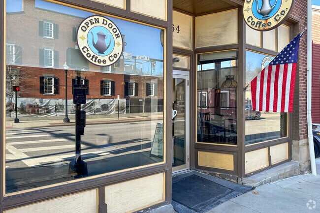 Grab a coffee before starting your day at Open Door Coffee Co. in Hudson, OH.