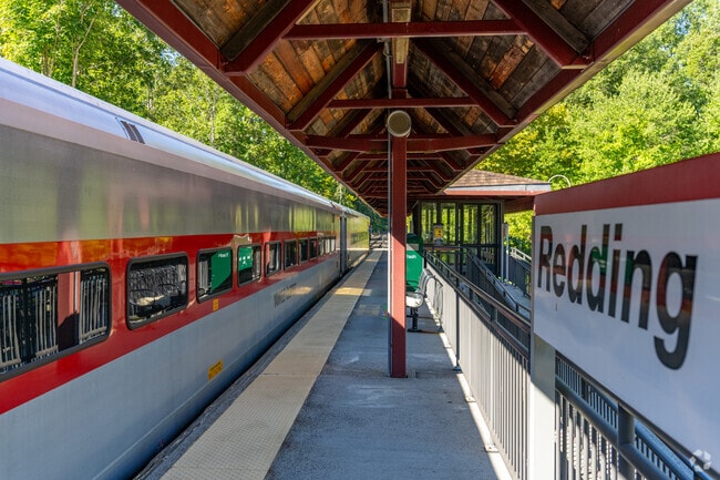 Take the train at Metro-North Railroad's Redding Station to get to nearby cities.