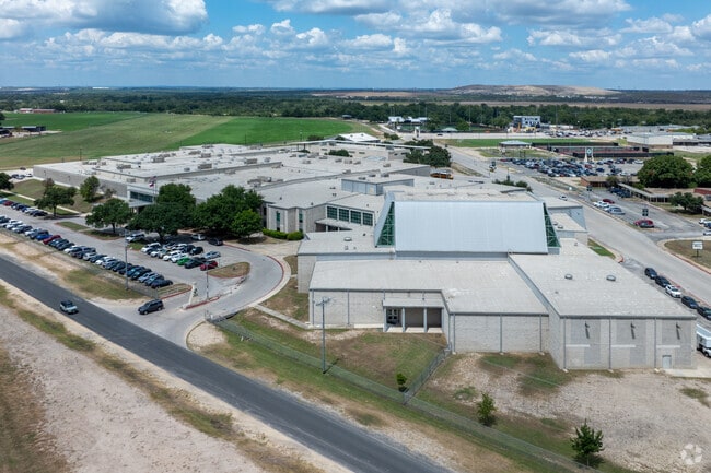 Explore Southwest High School's layout with an aerial view of the campus.