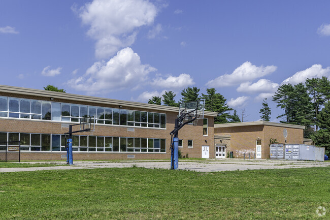 Heights Elementary School's Basketball Court.