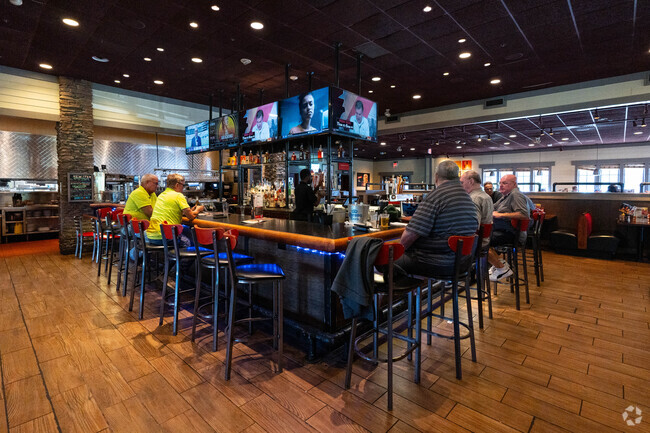 Enjoy some beverages and barbeque at Smokey Bones Bar & Fire Grill in Ronkonkoma.
