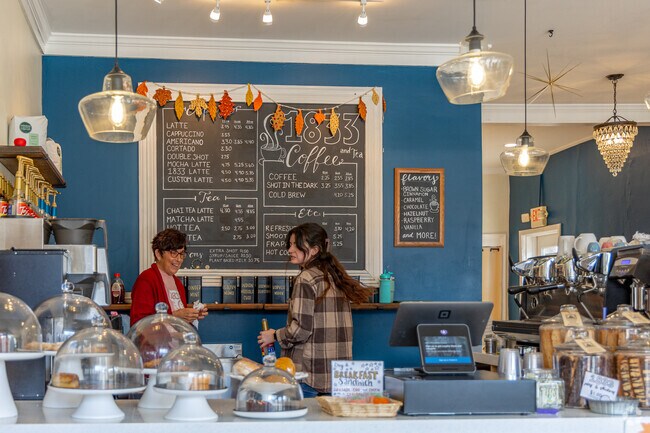 1833 Coffee and Tea Company is a hot spot for all your caffeinated needs,