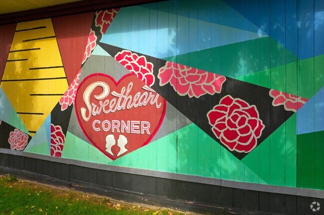 'Sweetheart Corner' on North Main Street.