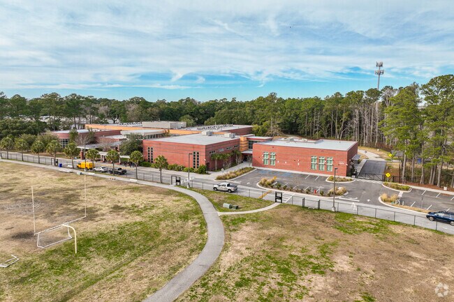 The recreation fields are in front of Haut Gap Middle School.