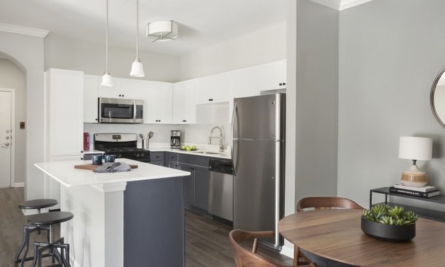 Designer appliance packages with gas cooking