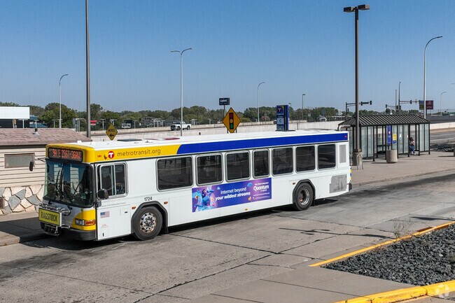 The Blackstone neighborhood is well serviced with several Metro Transit routes available.