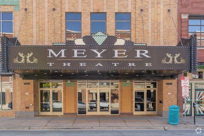 The historic Meyer Theater in Downtown offers concerts that residents love to attend.