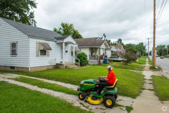 Residents of Bunn Park take care of their landscaping for neighbors to enjoy.