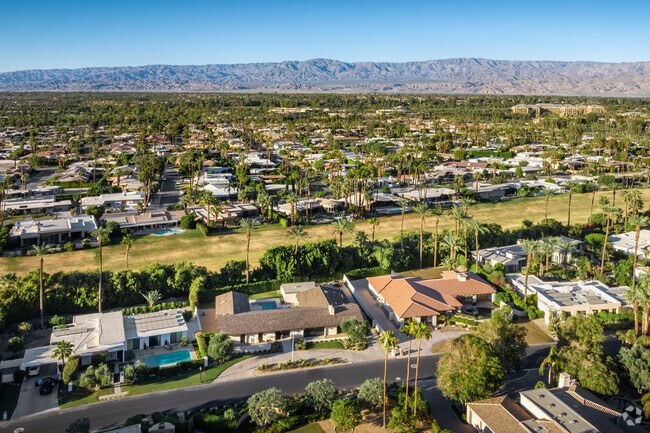 Modern styles mix with classic Spanish-style homes in Eldorado Golf Club Estates.