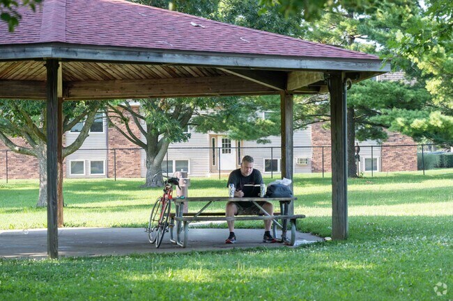 Crestview Park in Southeast Urbana has a playground, a pavilion and a Japanese garden.